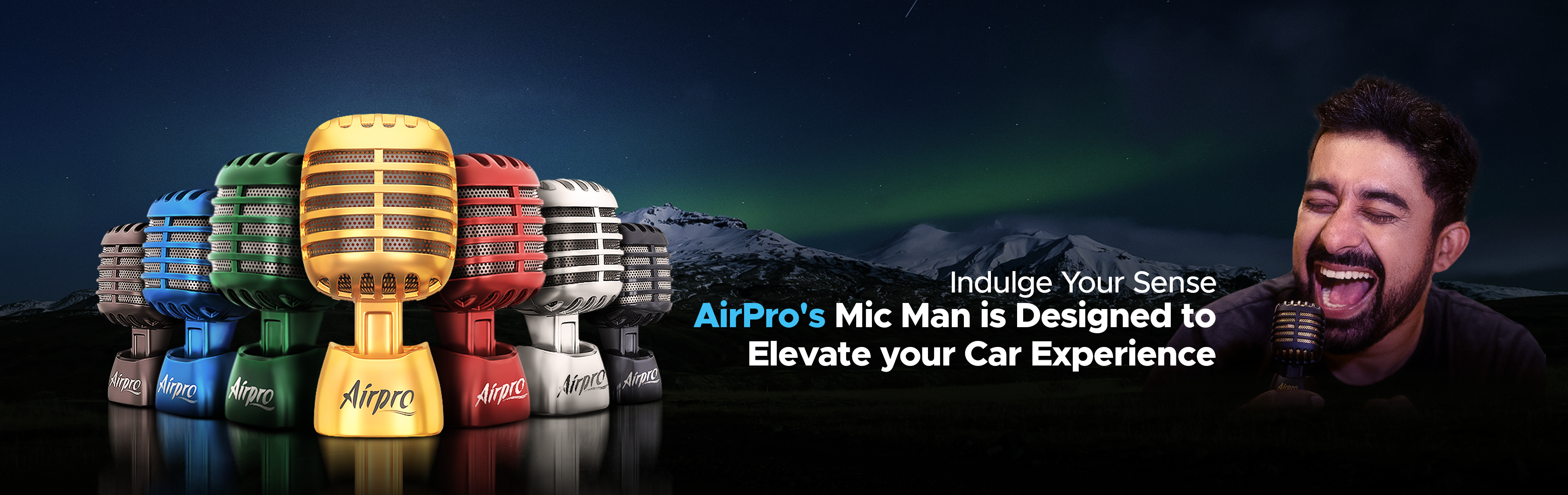 Airpro Luxus Mikro Mann Duft Auto Lufterfrischer Parfüm